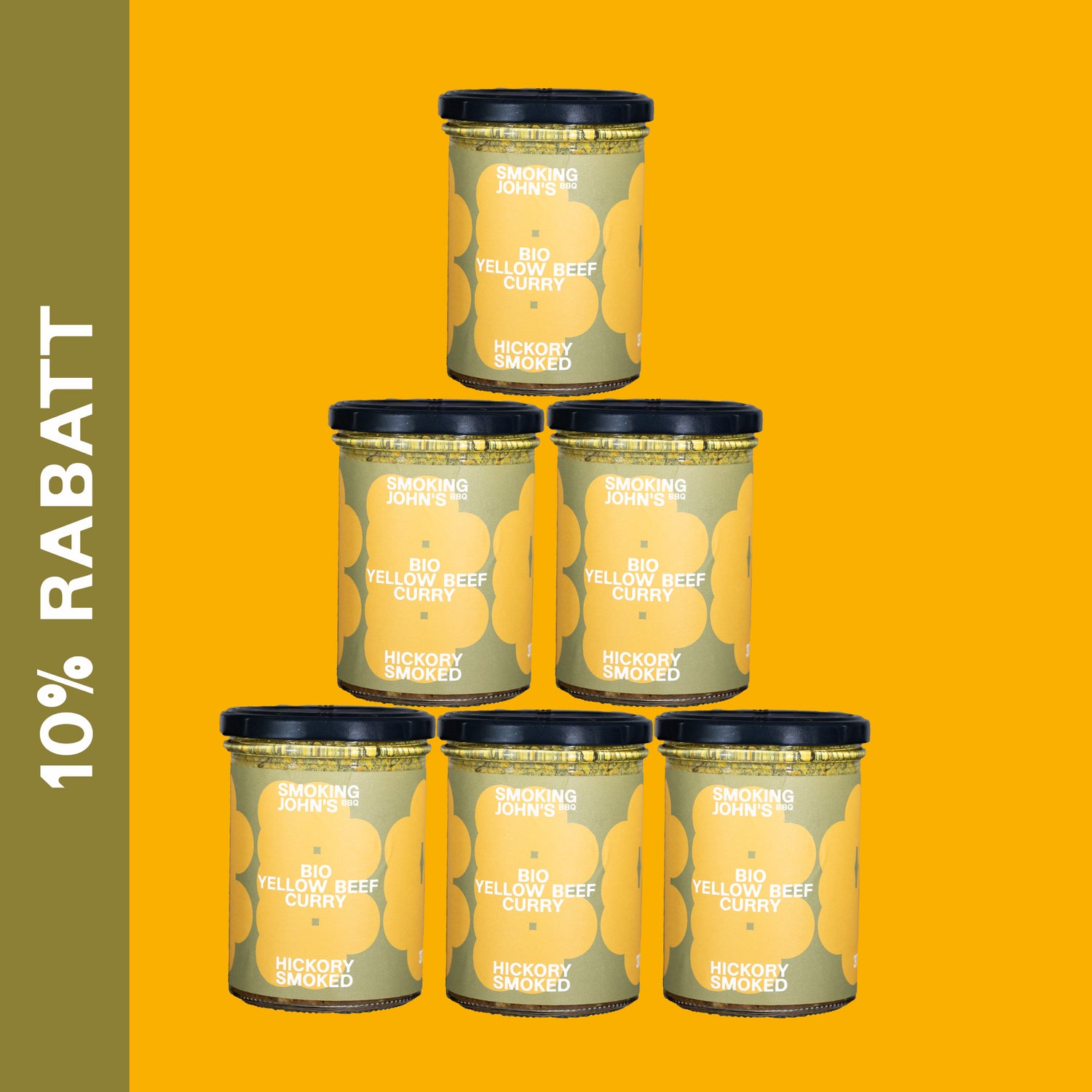 6x Bio Yellow Beef Curry (Deal)